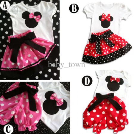 ensemble petite fille minnie mouse