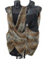 ROBE DRAPEE LEOPARD